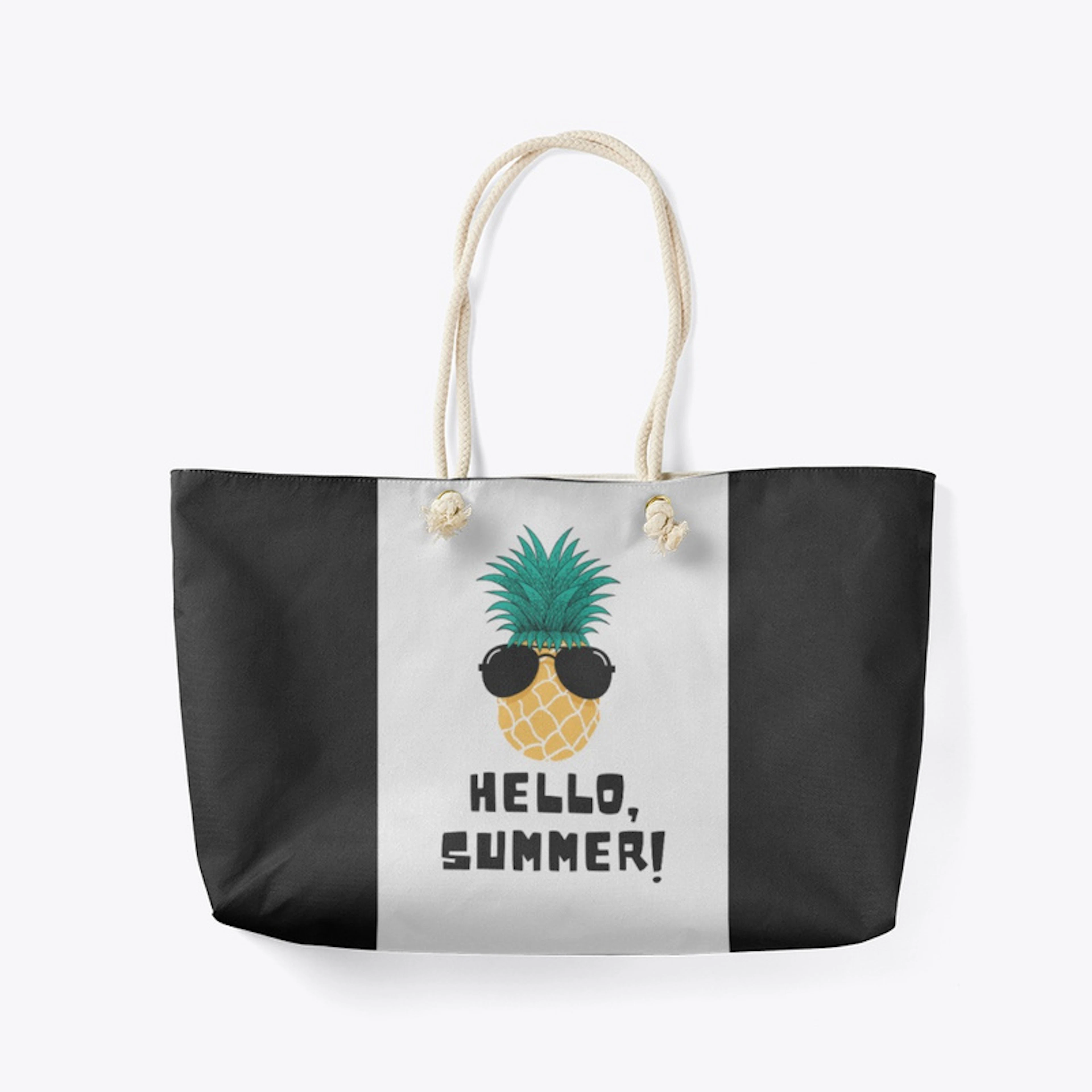 Hello Summer Pineapple with shades